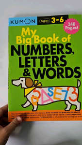 Kumon Preschool Educational Workbook: Interactive Numbers Letters & Words Learning Fun