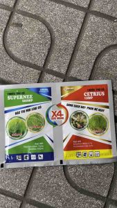 Thuốc trừ cỏ lúa cấy lúa sạ từ 10 đến 20 ngày sau cấy sau sạ trừ cỏ lồng vực cỏ bợ rau mác cỏ kê cỏ gạo gói 215gr