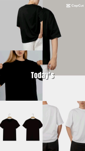 Kaos Polos Pria Premium & T Shirt Wanita Polos: Baju Hitam Putih Keren Ukuran M-XXL