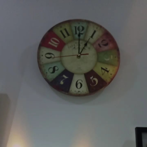 Đồng Hồ Treo Tường Vintage 12cm(chất liệu gỗ vô cùng yên tĩnh)🕛💛