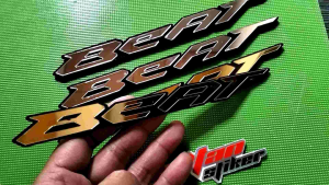 EMBLEM MOTOR HONDA BEAT AKRILIK TIMBUL GLOSSY