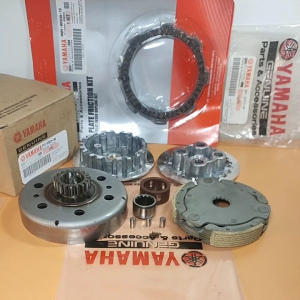 paketan komplit kopling Jupiter z+kampas ganda+rumah kampas kopling+lonceng 18T+cage Jupiter z Vega