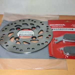 Piringan Cakram Belakang KTM & Kampas Rem Dispad Belakang Supra X 125 FI Blade New Sonic 150