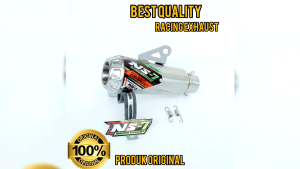 Knalpot Racing GTX NS7 Original GRATIS LASER NAMA Inlet 50mm | Slincer Original NS7 Inlet 50mm | Slincer Original d50mm