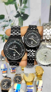 |||COD||| Jam Tangan Mirete Couple Original Tanggal Aktif Realpict Tahan Air Stainless Mewah Gratis Baterai Cadangan.