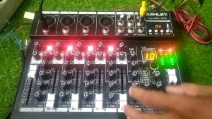 Mixer Ashley 6 Chanel Bluetooth Flashdisk Reverb