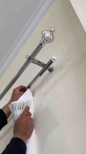 Vitrase Import Putih Polos Plisket Buat Daleman Gorden Jendela Minimalis Kamar Ruangtamu Murah