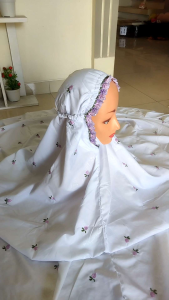 MUKENA SETELAN/POTONGAN DEWASA BORDIR SEMISUTRA