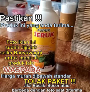 Pupuk Jeruk Organik Plus Biopestisida Cegah Hama dan Perusak Batang