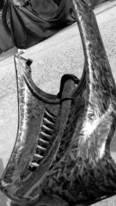 leghsil tengah cover tanki dan dek paruh mio sporty karbon forget