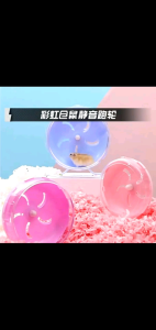 Candy Color Silent Plastic Running Wheel for Hamster & Small Pet 仓鼠跑轮 静音跑轮 Roda Larian Hamster