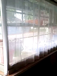 Gorden Etalase Warung Makan Vitrase Gorden Plisket Model Cantelan