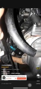 Tutup Busi Nyala Cangklong Dop Busi Transparan + Lampu Universal Motor Cop Busi