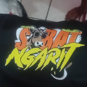 Kaos Sobat Ngarit Viral -  Baju  Kata Kata Pria Dewasa Viral - T-shirt  Cotton 30s