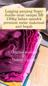 Paket Hemat Legging Panjang Super Jumbo Bahan Spandex - Legging Panjang Wanita Ukuran Big Size Up 120kg - Promo Murah