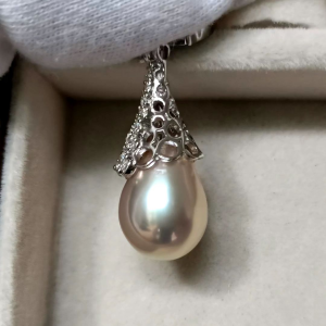 DaVee | Baroque pearl pendant necklace pendant Tahiti black pearl pink pearl white blue freshwater pearl pendant
