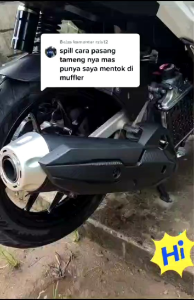 TERMURAH COD TAMENG COVER KNALPOT KARBON AIRBLADE VARIO125-150 PCX LOKAL SCOPY BEAT PCX VIETNAM ORIGINAL
