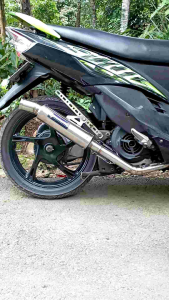 Medwick Knalpot Leher Salemba Inlet 38 Bebas Pilih Saringan Aerox / Nmax / Pcx / Vario / Beat / Scoopy / Mio / Genio / Xeon / Amor merch / Draco