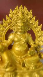 Tượng đồng Hoàng thần tài mật tông 11 cm