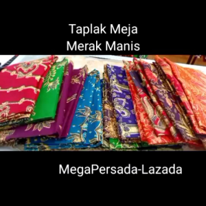 Taplak meja batik Merak Mmanis ASLI Solo Taplak meja tamu sekolah kantor pesta