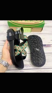 Dép Xăng Đan Nam Chaco Quai Dù Rằn Ri D145T Đế Thơm Không Nhăn Lún