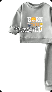 Baju Setelan Jogger untuk Balita: Terbaru & Born To Be Wild