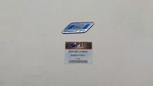 Emblem Honda FI - Stiker Logo Batok Depan Honda PGM Fi Full Injection Injeksi