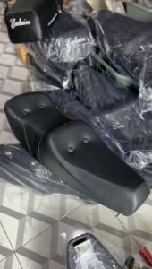 Jok Panjang Langsung Single Seat King & Queen Vespa PX Excel Exclusive Super Sprint Dsb Rangka Plat Lapis Spons Grade A Bisa Pakai Kuncian Bagus Murah Grosir Eceran