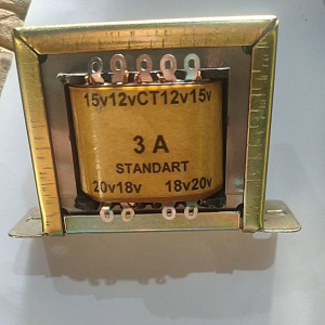 TRAFO NELC 3A CT 20 CT 18 CT 15 CT 12 MURNI TRAVO 3 AMPERE CT 18