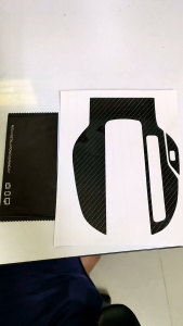 Honda Jazz 2014-2021 สติกเกอร์ Carbon 6D ติดเกียร์ แจ๊ส ซิตี้ พร้อมผ้าเช็ด