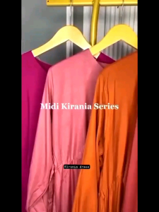 dress polos murah terbaru midi dress wanita terbaru bahan rayon super tebal