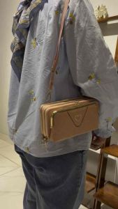TAS SELEMPANG WANITA TEBAL HP RESLETING DOUBLE