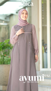 GAMIS DAILY AYUMI 542 ASH GREY DAN GREEN BY ETHICA NEWW 2025 ORIGlNAL