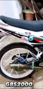 knalpot GBS satria fu drag slincer kerucut full bunglon