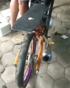 Knalpot Fanterra Slincer Pantera P20 & Saringan Setengah Inlet 50 mm Gahar Poll