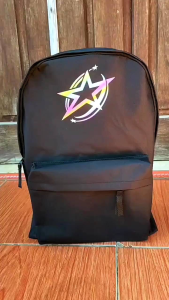Naufal.storebag Tas Ransel distro sekolah smp sma kuliah-Tas Ransel laptop motif Bintang pelangi