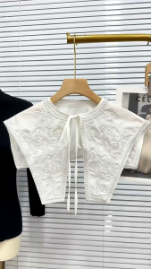 kerah instan korean style lebar fake collar