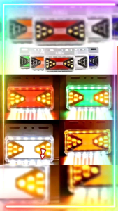 LOSERI PREMIUM Truck/Lori LED Side Lamp 24V Blue/Green/Red/Yellow/White Colorful Side Light Marker Aksesori Lori