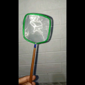 Serokan Ikan Cupang Kayu Kotak 7cm Seser Saringan Sauk Ikan Hias Jentik Kutu Air