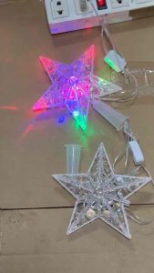 Sao đỉnh 10cm dùng trang trí cây thông nhiều màu