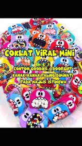 COKLAT VIRAL MINI  (50pcs/10g) Chocolate  Doorgift Candy Goodies Snack Hadiah Gula-gula Borong Birthday Gift Kawin Yusuff Taiyoob Kuaci Murah