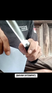 [Original] Pisau Sembelih/Pisau Seset Daging Cap Garpu Palembang Asli