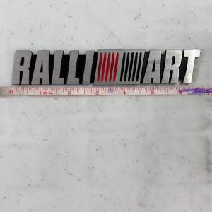RalliArt 3D Metal Emblem Badge Decal for Mitsubishi - Stick-On (Aluminum)
