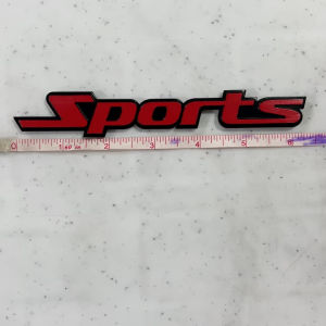 Sports 3D Metal Emblem Badge Decal