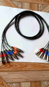 Kabel Snake Input Isi 6CH Lengkap Jack Canon XLR 1/2/3 Meter