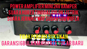 POWER MINI RACING SUARA GLEERR 24V 8 AMPER TINGGAL COLOK LISTRIK SUDAH SUBWOFER