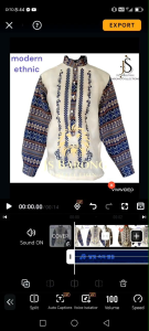 Modern Ethnic Barong (cordilleran ethnic) Asian Inspired Barong