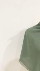 EMBUN Bawal Manik Korean Diamond B45 Tudung Bawal Cotton Batu Tabur Titisan Air Minimalist Bidang 45