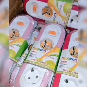 Stop Kontak Listrik Colokan 3 Lubang 3 Meter DEXICON