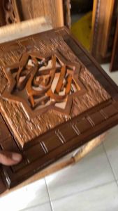 Kaligrafi Allah Muhammad Ukiran jati Jepara